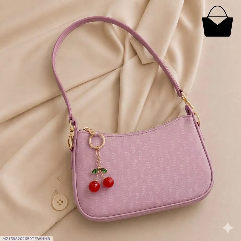 Women's Leather Plain Shoulder Bag