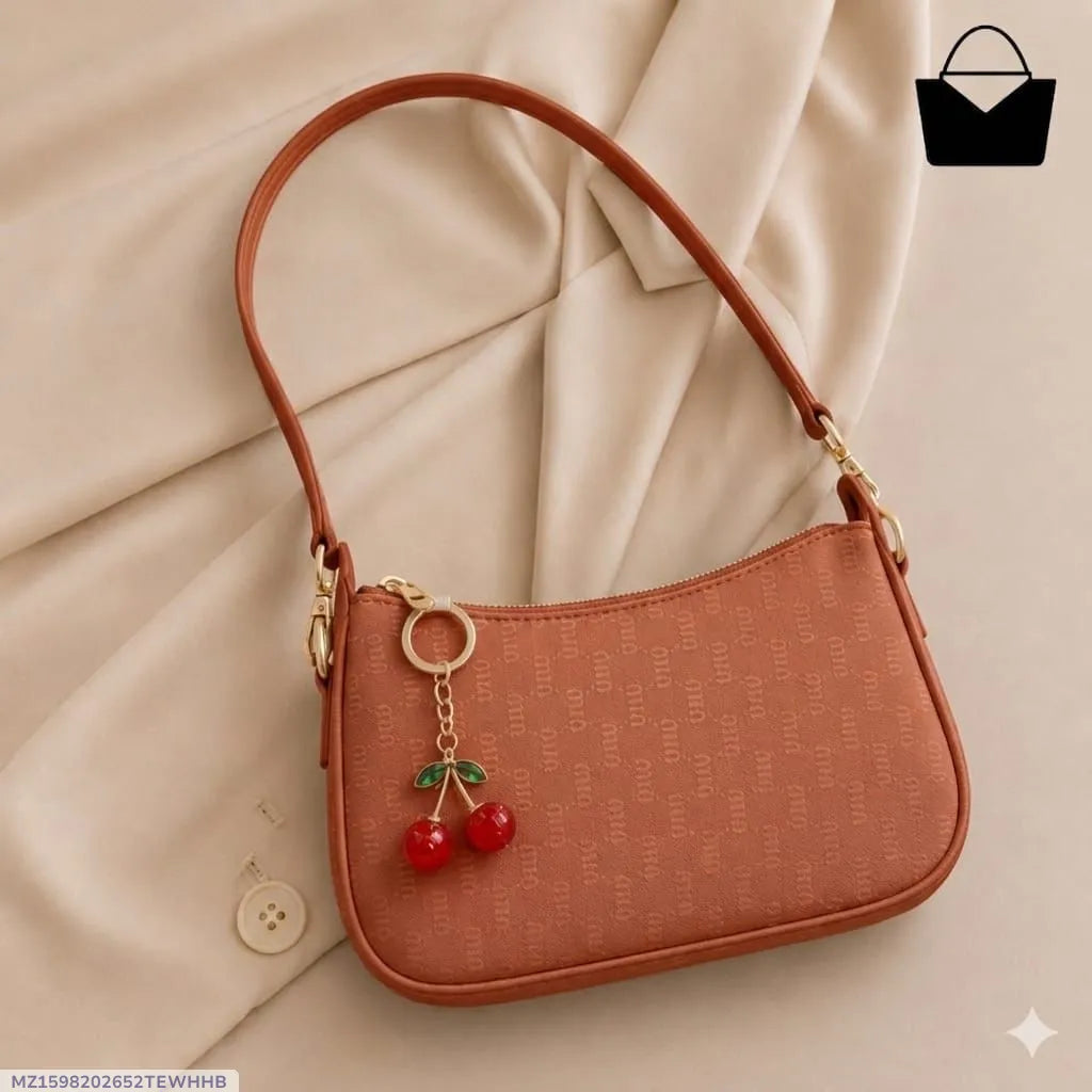 Women's Leather Plain Shoulder Bag